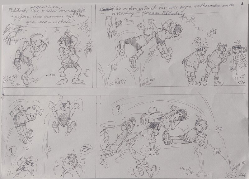 Edwin Wouters, Jommeke 306: Rubberman - Comic Strip
