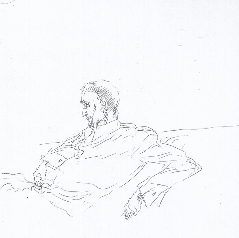 Frédéric Bézian, Dédicace sur l'album Les Garde-fous - Sketch