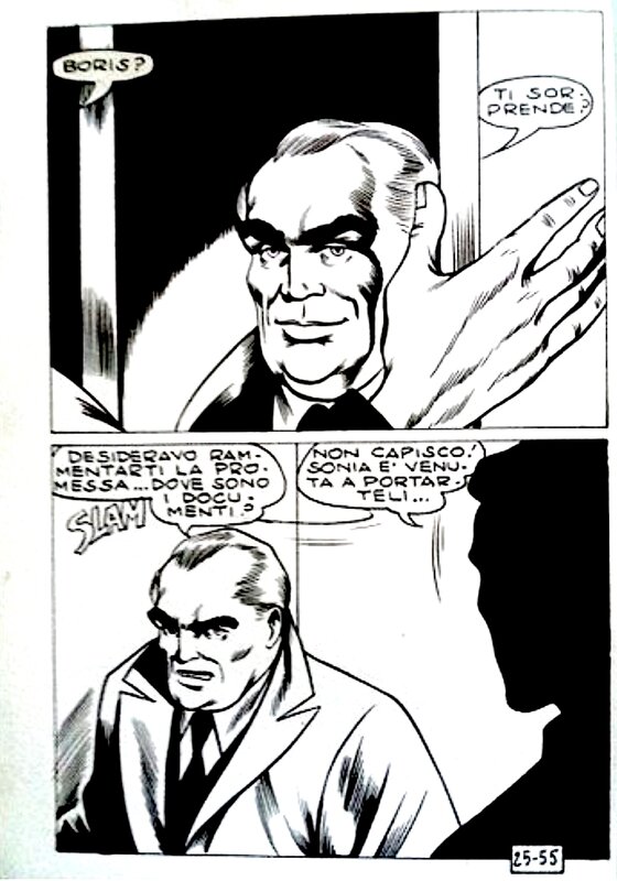 Kriminal n° 25, p. 55, Magnus, (1965) - Planche originale