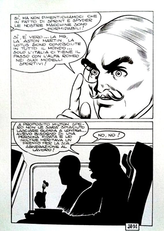 Magnus, Kriminal n° 28, p. 31, (1965) - Planche originale