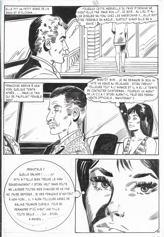 Renaud, La louve et le petit chien page 62 - Artima - Planche originale