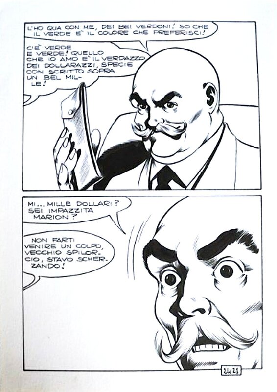 Satanik , Magnus, n° 24, p. 21, 1965 - Comic Strip