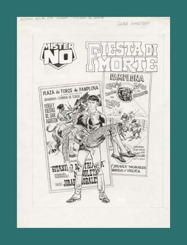 Mister NO par Roberto Diso - Couverture originale