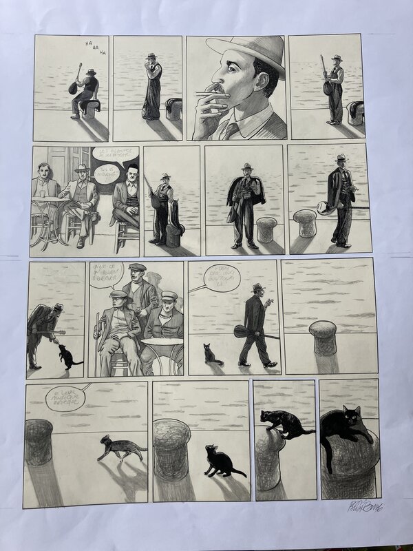 Rébétissa par David Prudhomme - Planche originale