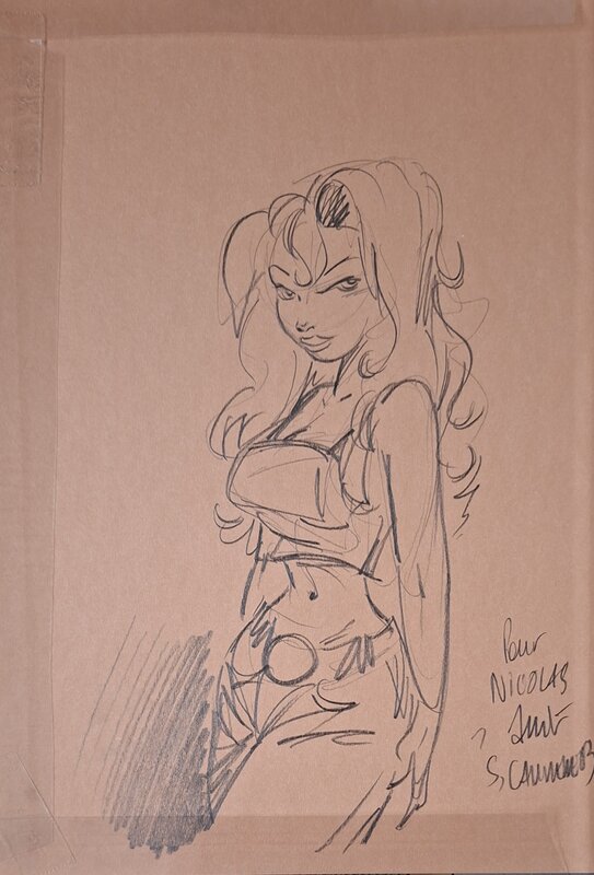 Serge Carrère, Crisse, Malvina - Private Ghost - Sketch