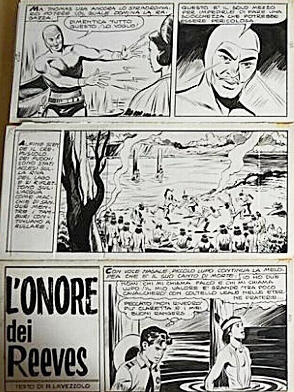 Francesco Gamba, Piccolo Ranger N° 21, (ed. Sergio Bonelli, 1962) - Planche originale