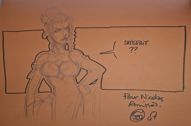 Emmanuel Nhieu, Pin-Up - Post-Mortem Pacific - Sketch