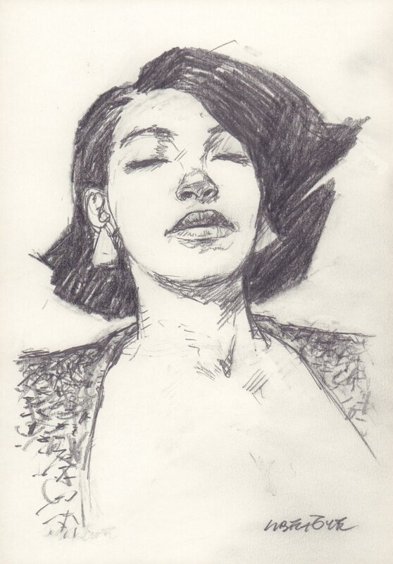 For sale - Tanino Liberatore, Portrait de femme 05 - Original Illustration