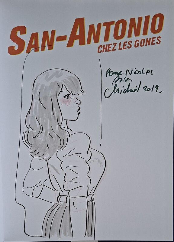 Michaël Sanlaville, L'institutrice- San Antonio - Sketch