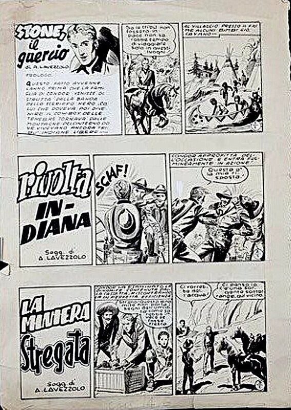 Tarquinio, Lavezzolo, Condor Gek n° 1-2-3 - Planche originale