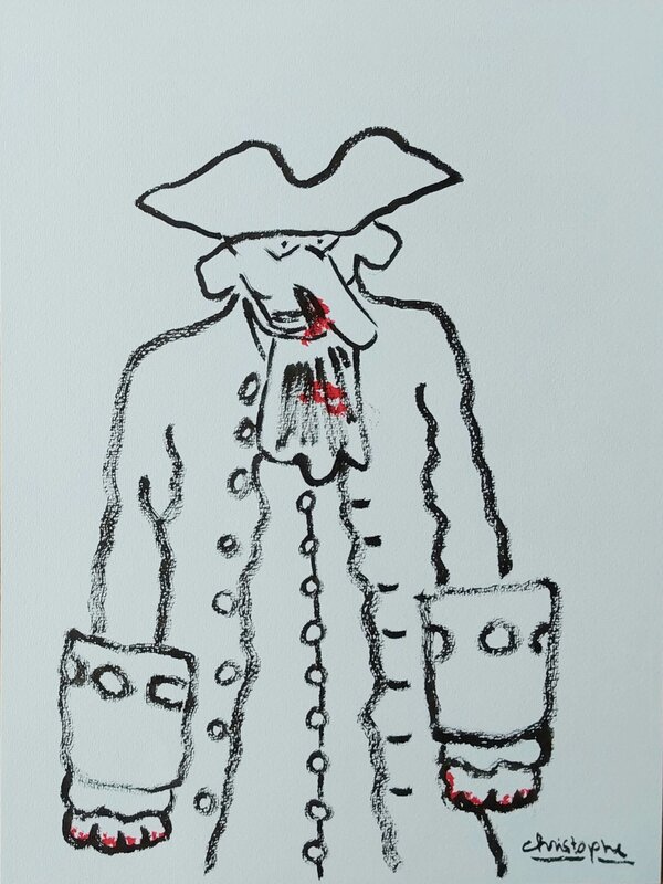 Christophe Blain, Isaac le pirate - Jacques - Original Illustration
