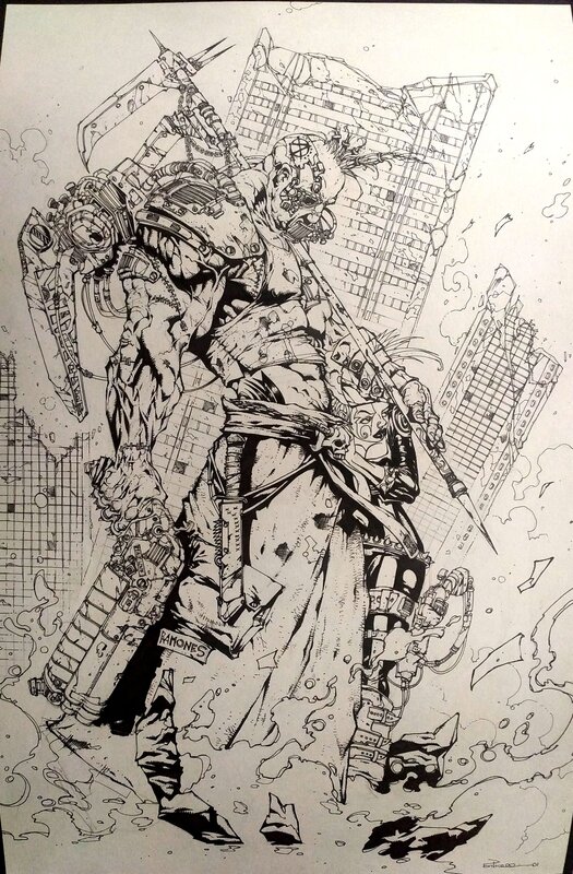 Cyber Punk by Alberto Ponticelli - Original Illustration