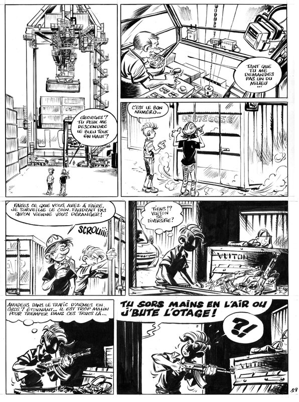 En vente - Serge Carrère, Planche 19 album 23 de Léo Loden 