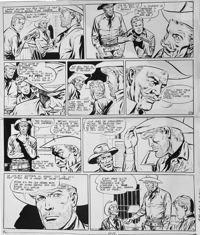 Teddy Ted par Gérald Forton - Planche originale