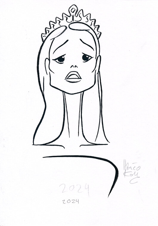 Hanco Kolk | 2025 | Cinerame 1960 - 2025: Wicked - Original Illustration