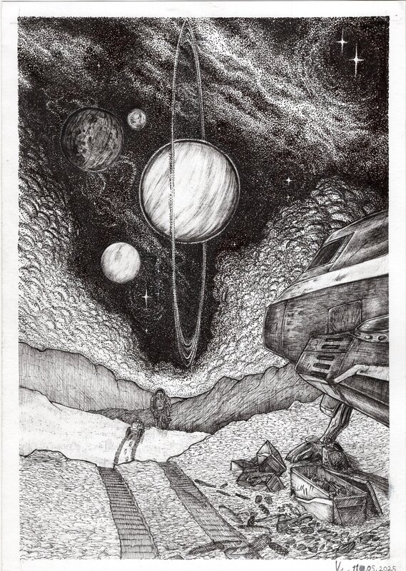 Space by Gisulih - Original Illustration
