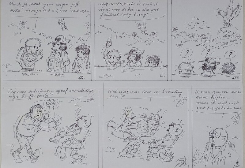 Edwin Wouters, Jommeke 306: Rubberman - Comic Strip