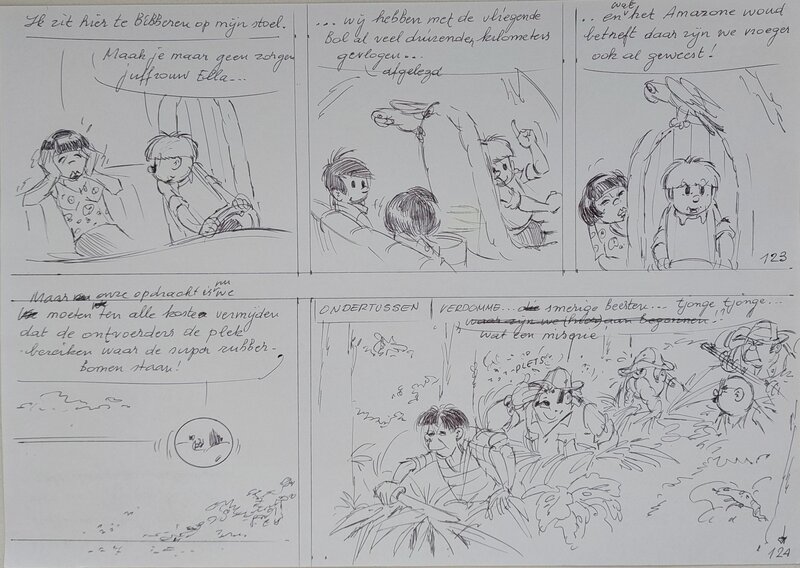 Edwin Wouters, Jommeke 306: Rubberman - Comic Strip
