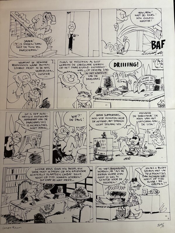 Tom Carbon by Luc Cromheecke - Comic Strip