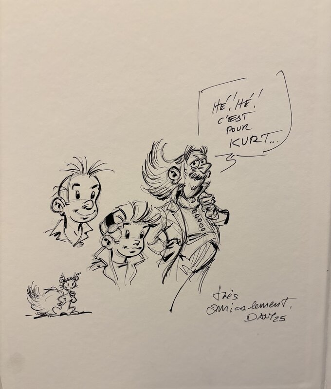 Spirou par Dany - Planche originale