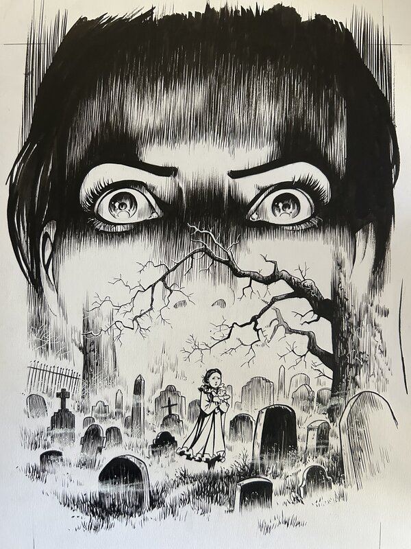 Denys, Comptine d'Halloween, tome 3, Révélations, couverture, 2002. - Couverture originale