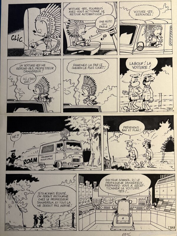 Didgé, Attila - Bak et Flak étonnent Attila - Comic Strip