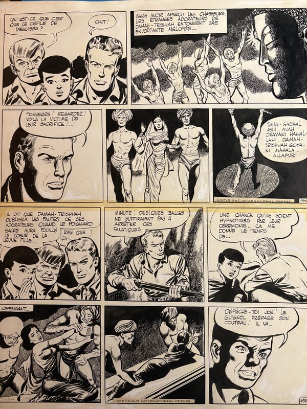 Tiger Joe par Gérald Forton - Planche originale