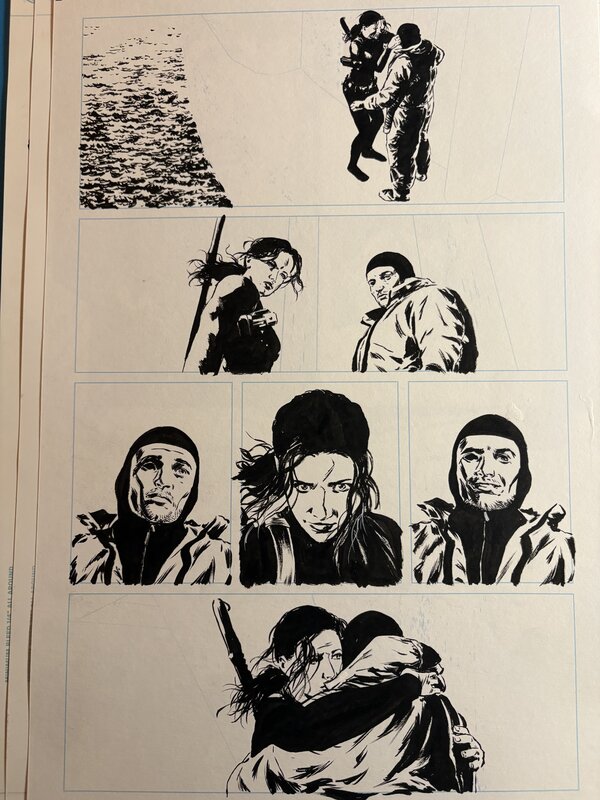 Lazarus par Michael Lark - Planche originale