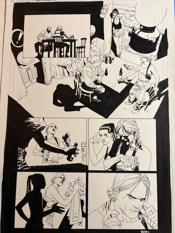 100 Bullets par Eduardo Risso - Planche originale