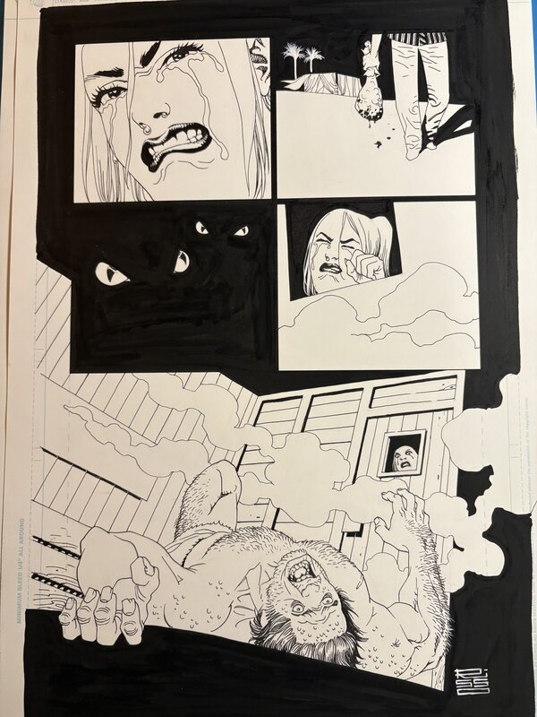 100 Bullets par Eduardo Risso - Planche originale
