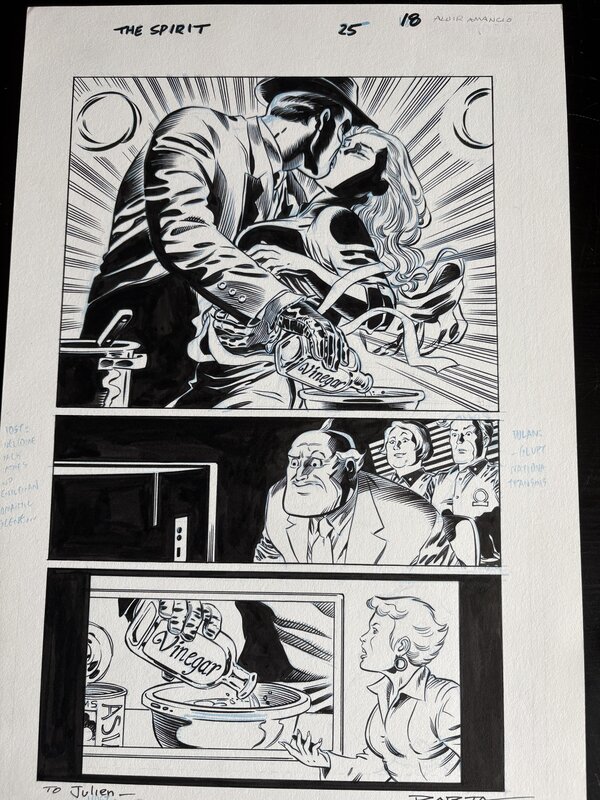 The Spirit par Aluir Amâncio, Hilary Barta - Planche originale