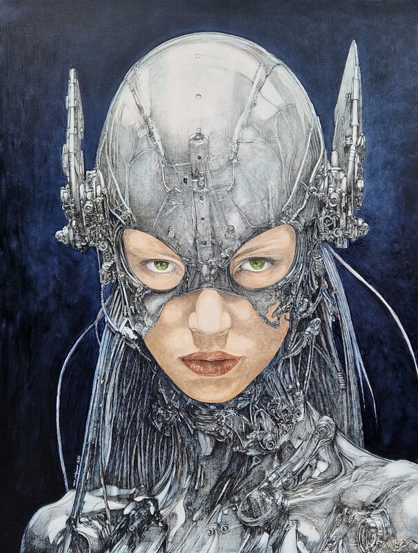 Androïda by Fabrice Lavergne - Original Illustration