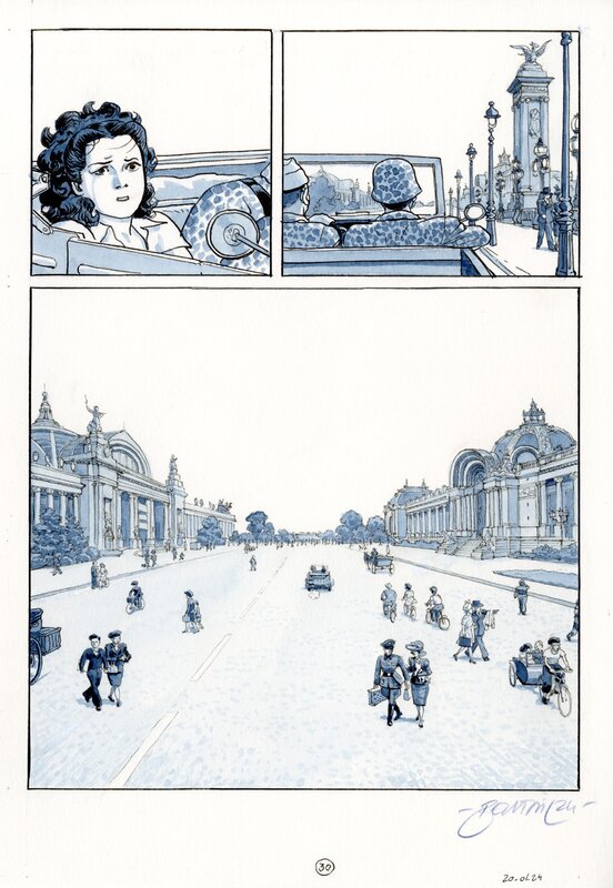 Dominique Bertail, Madeleine, Résistante (T3) - Les nouilles à la tomate - Planche originale