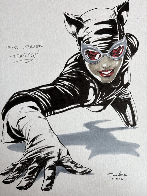 Catwoman par Julian Lopez - Illustration originale