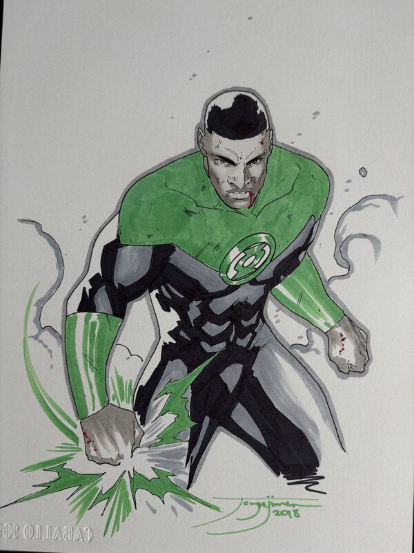 Jorge Jimenez, Green Lantern (John Stewart) - Illustration originale