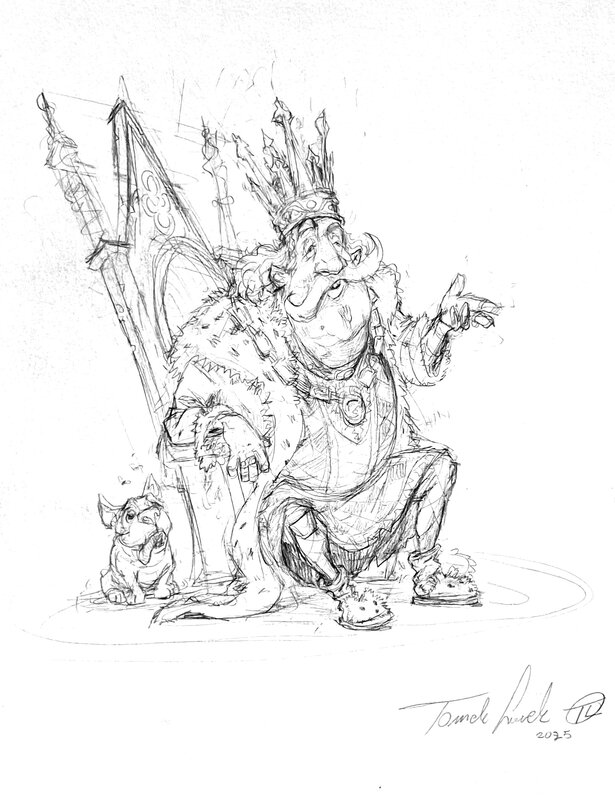 Roi / Król par Tomasz Larek - Couverture originale