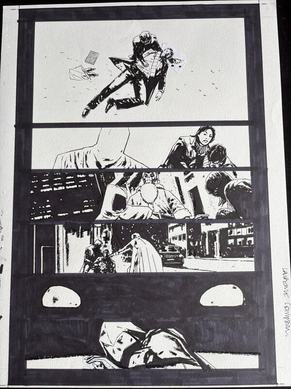 Moon Knight par Laurence Campbell - Planche originale