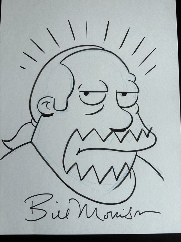Comic Book Guy par Bill Morrison - Illustration originale