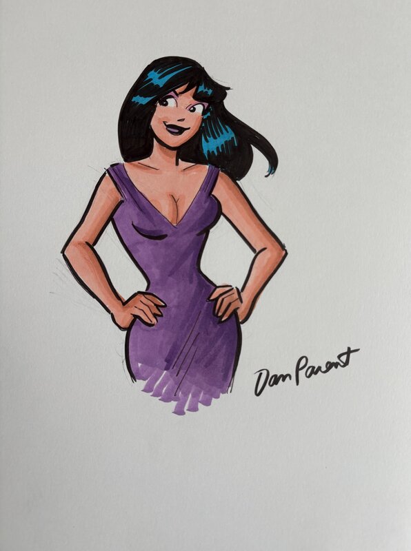 Veronica by Dan Parent - Original Illustration