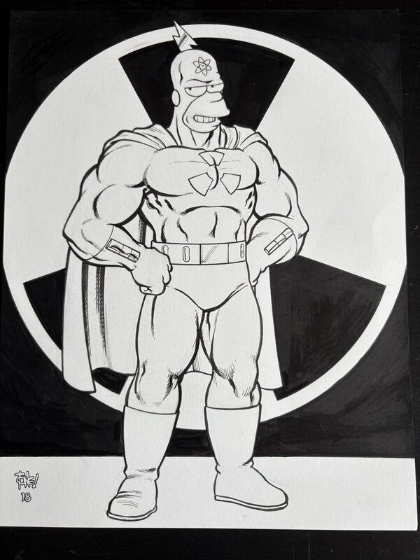 Radioactive Man par Tone Rodriguez - Illustration originale