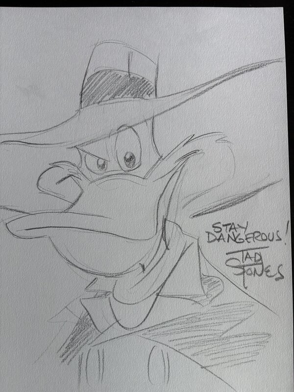 Darkwing Duck by Tad Stones - Sketch