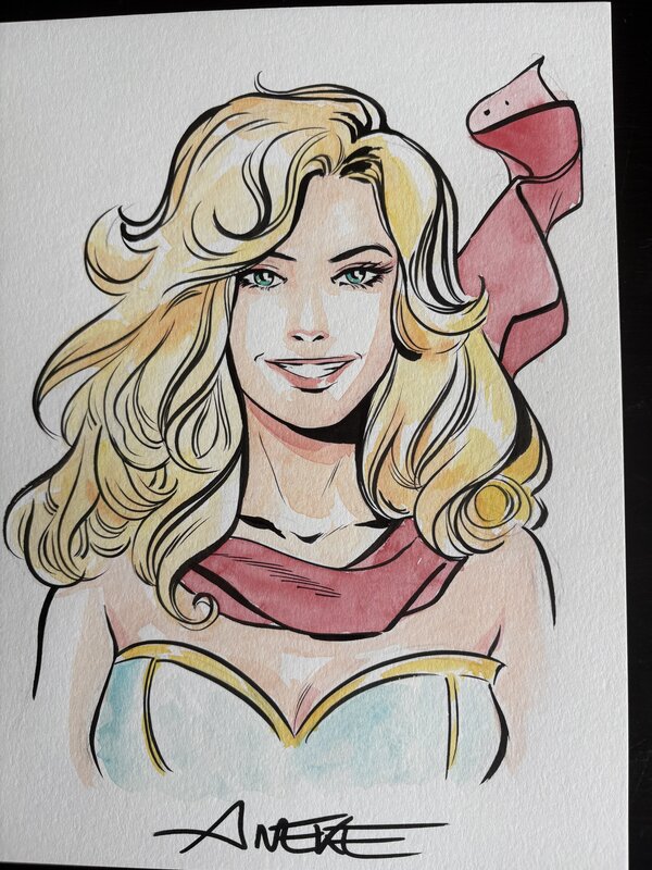 Supergirl par Aneke - Illustration originale