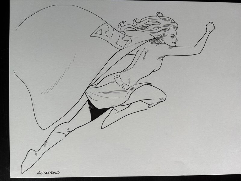 Supergirl by Lee Ferguson - Original Illustration