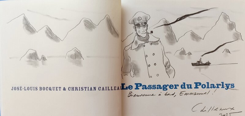 Christian Cailleaux, Le passager du Polarlys 2025Juin08 - Sketch