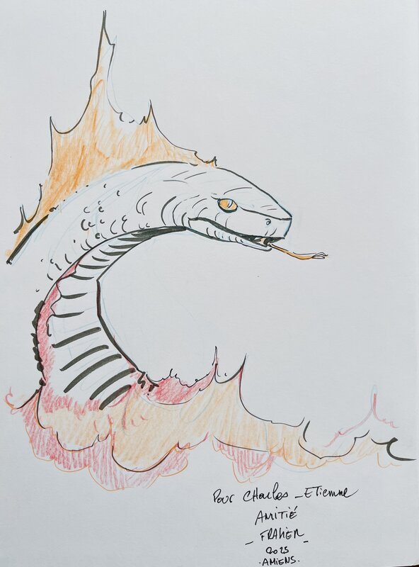 Serpent par Olivier Frasier - Dédicace