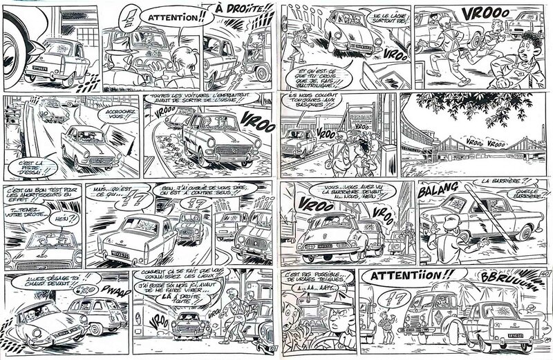Jeff Mistral par Alain Julié - Planche originale
