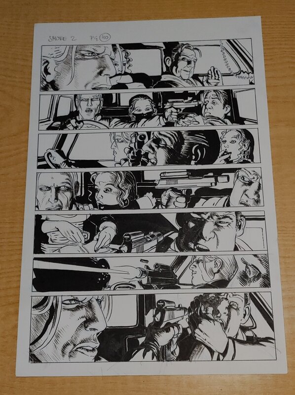 For sale - Igor Kordey, Smoke. Number 2. Page 40. - Comic Strip