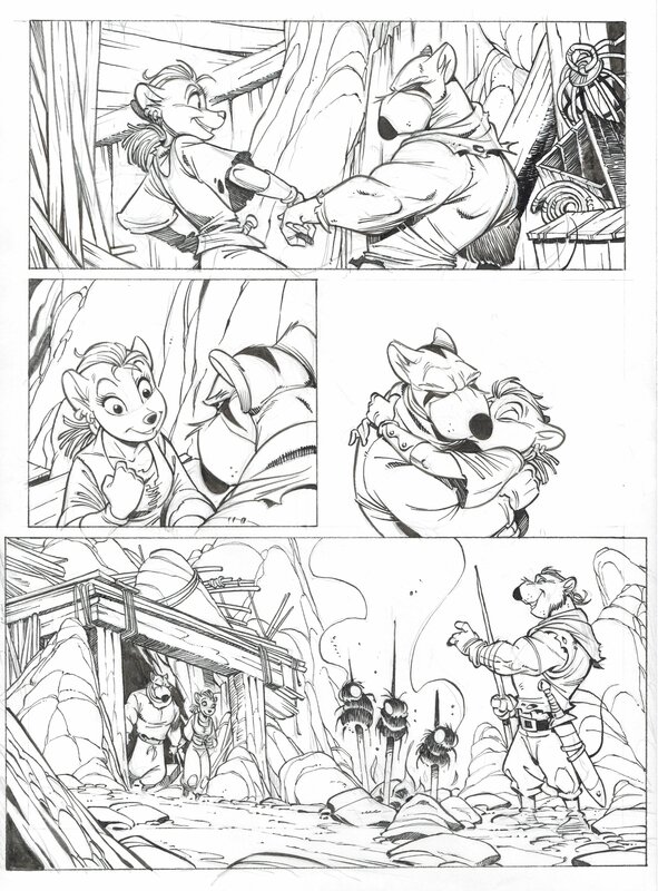 En vente - Oscar Martin, 2015 - Solo : le Coeur et le Sang - Planche originale