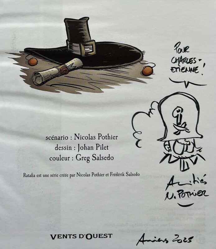 Pirate par Nicolas Pothier - Dédicace