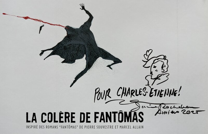 Fantomas by Julie Rocheleau - Sketch